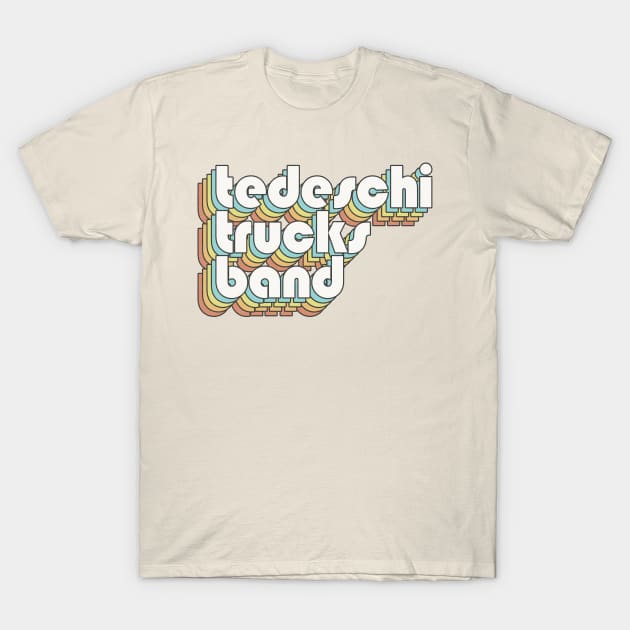 Retro Tedeschi Trucks Band T-Shirt by Bhan Studio